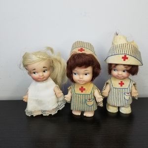 PeeWee Dolls 1965 3pc. 3"